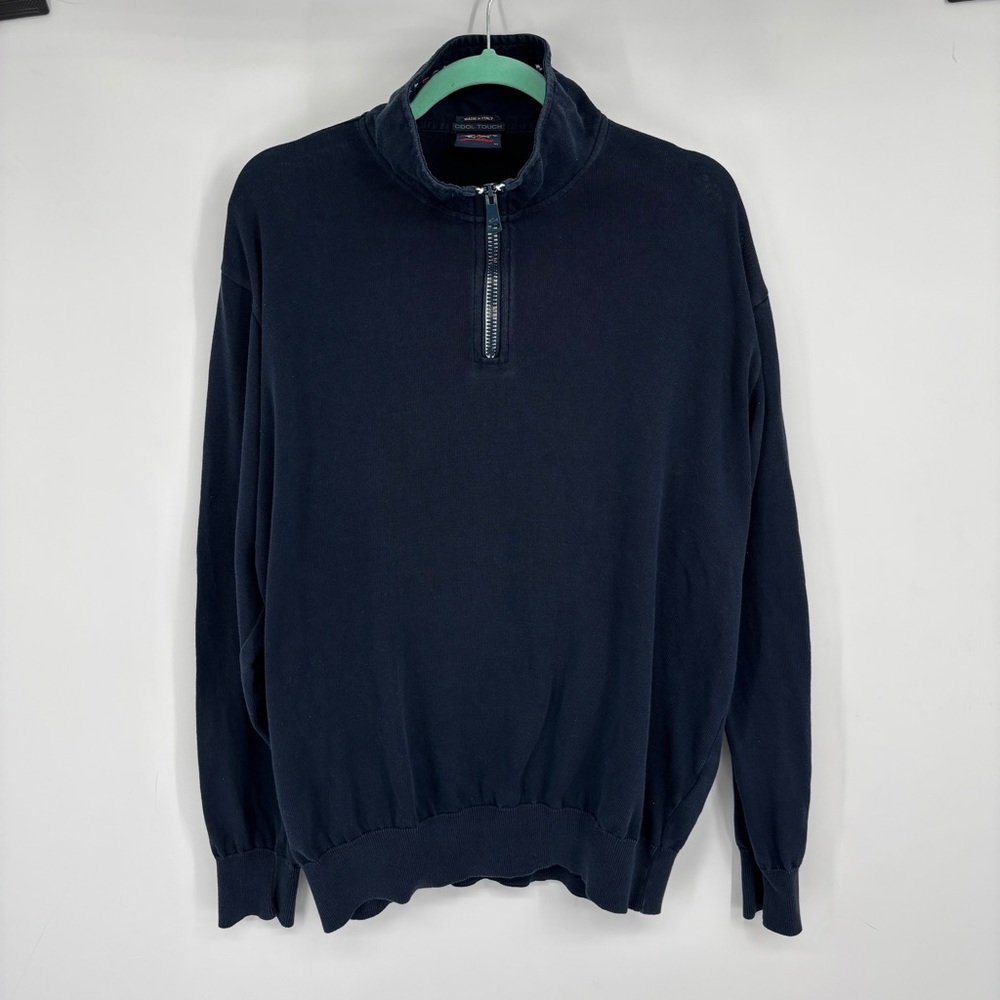 Paul & Shark Men's Navy Zip-Up Sweater